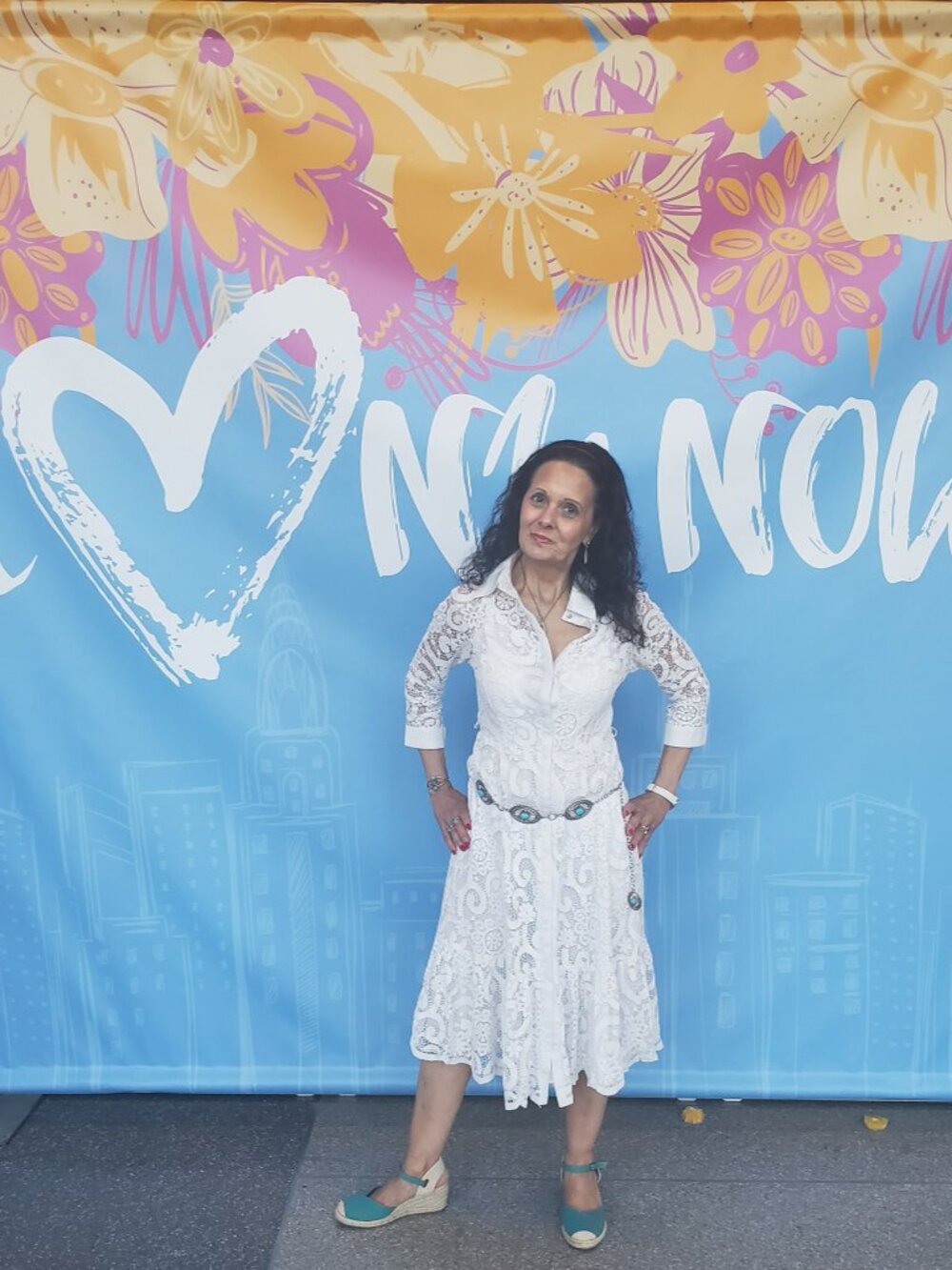 Nanette Lepore White Lace Boho Dress Size 2 Lined  3/4 Sleeve  Button Front